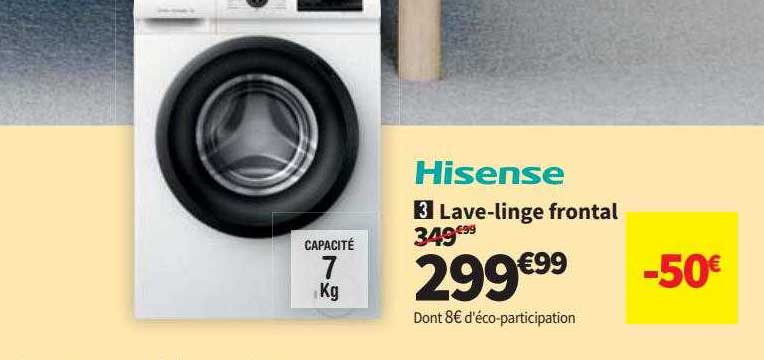 lave-linge frontal hisense