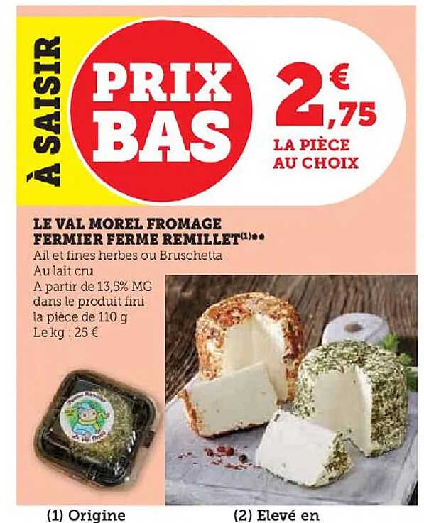 Le Val Morel Fromage Fermier Ferme Remillet