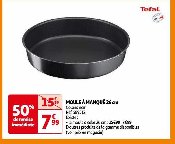 moule à manqué 26 cm tefal