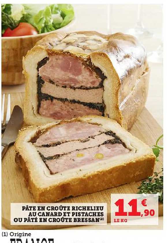 Pâté En Croûte Richelieu Au Canard Et Pistaches Ou Pâté En Croûte Bressan