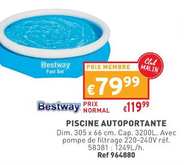 Piscine Autoportante Bestway