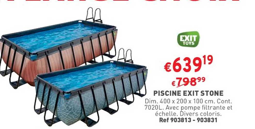 piscine exit stone
