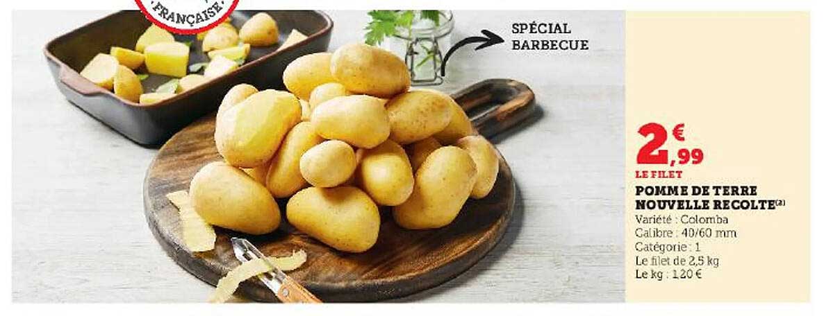 pomme de terre nouvelle récolte