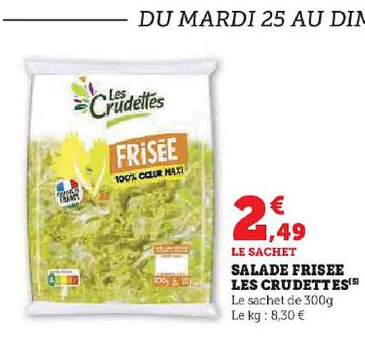 Salade Frisée Les Crudettes