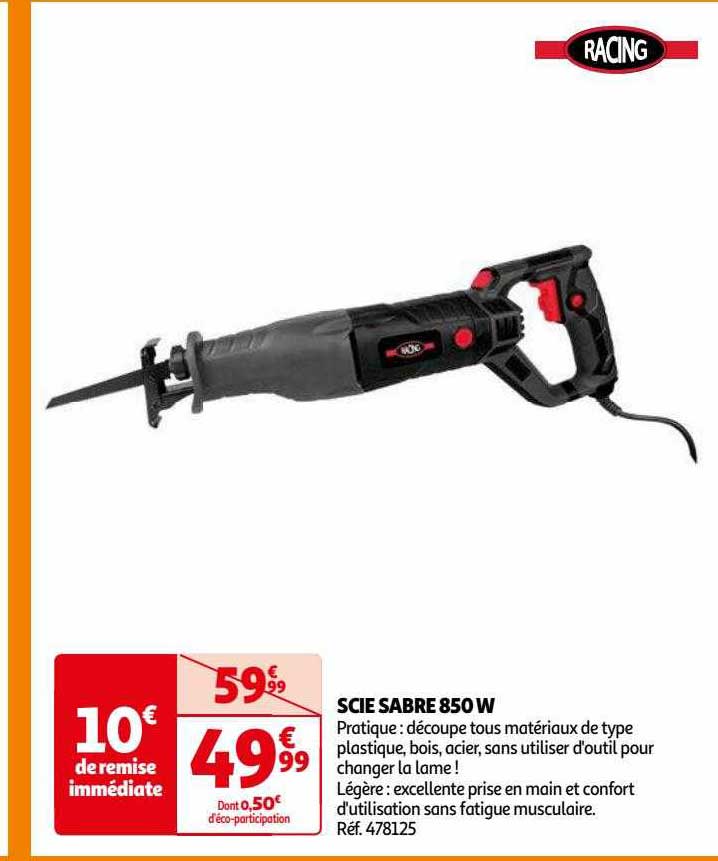 scie sabre 850w racing