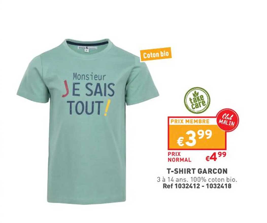 t-shirt garçon