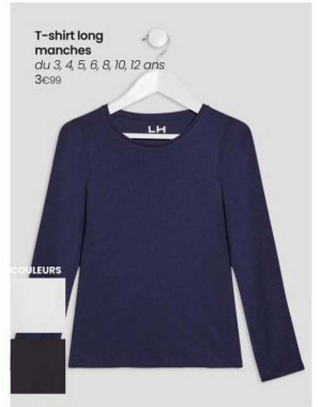 t-shirt long manches