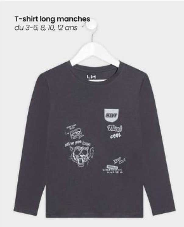 t-shirt long manches