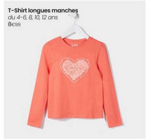 t-shirt longues manches