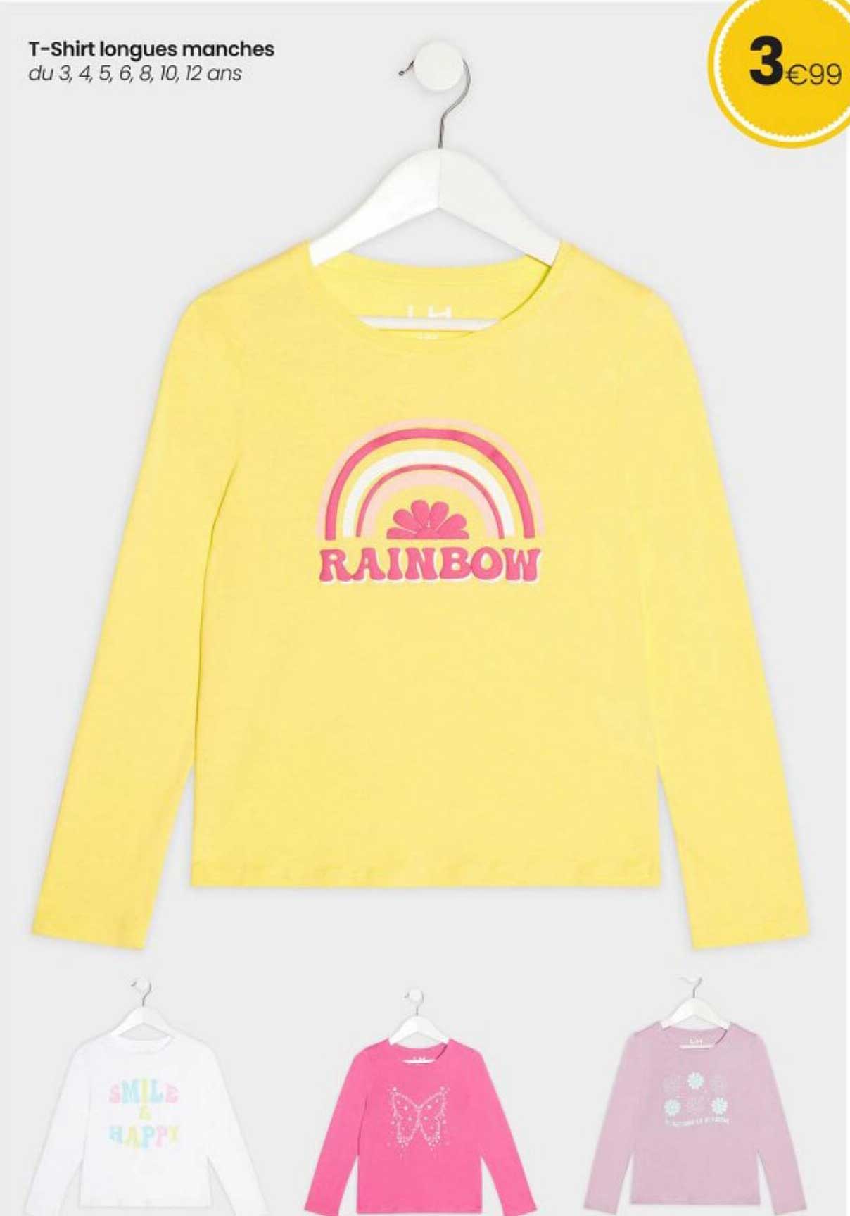 t-shirt longues manches