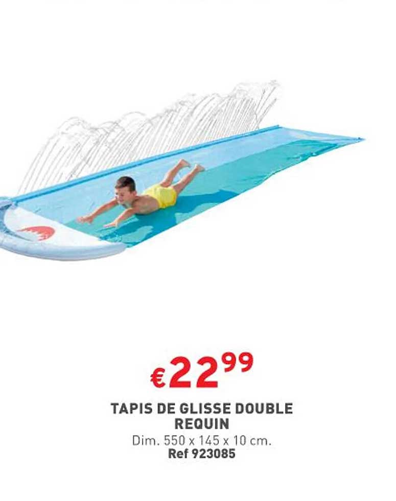 tapis de glisse double requin