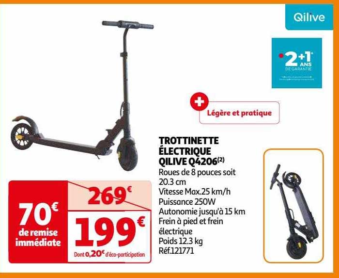 Trottinette électrique Qilive Q4206