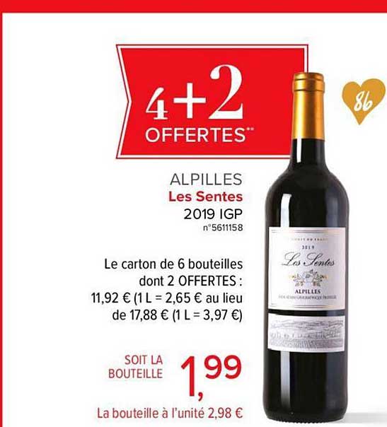 alpilles les sentes  4+2 offertes