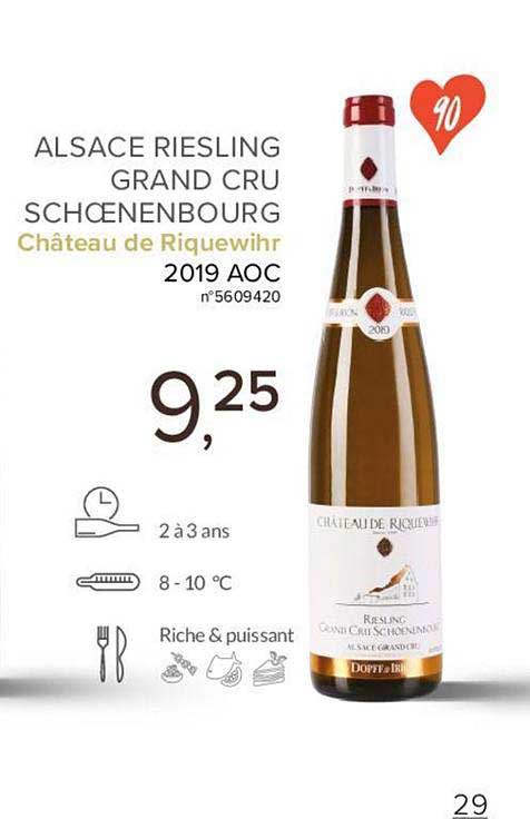 alsace riesling grand cru schoenenbourg château de riquewihr