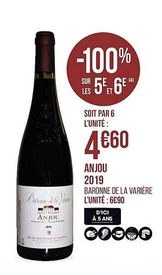 anjou 2019 baronne de la varière -100% sur la 5e et 6e