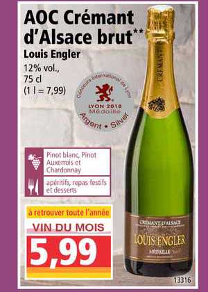 aoc crémant d'alsace brut louis engler
