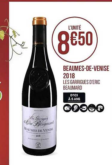 baumes de venise 2018 les carrigues d'eric beaumard
