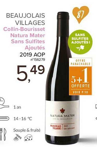 beaujolais villages collin bourisset natura mater