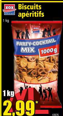 biscuits apéritifs xox groupe