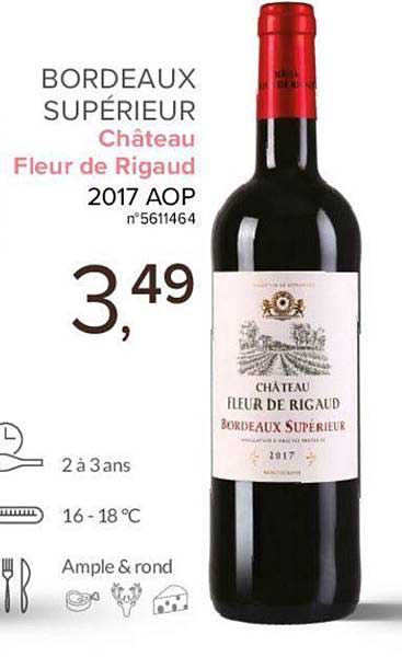 bordeaux supérieur château fleur du rigaud