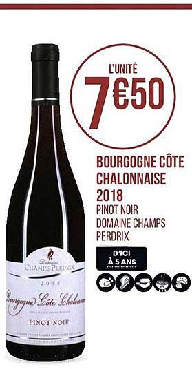 bourgogne côte chalonnaise 2018 pinot noir domaine champs perdrix
