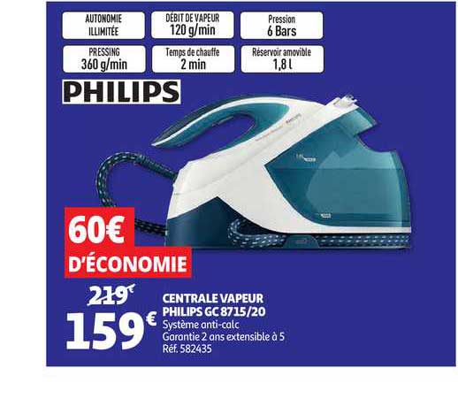 Centrale Vapeur Philips Gc 8715 20