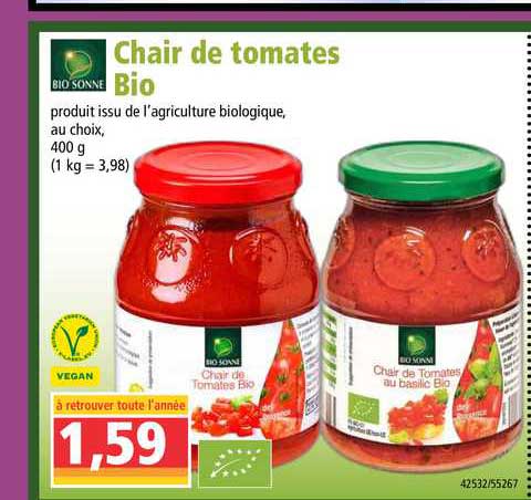 chair de tomates bio bio sonne
