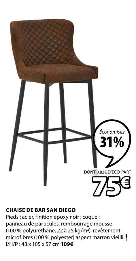 chaise de bar san diego
