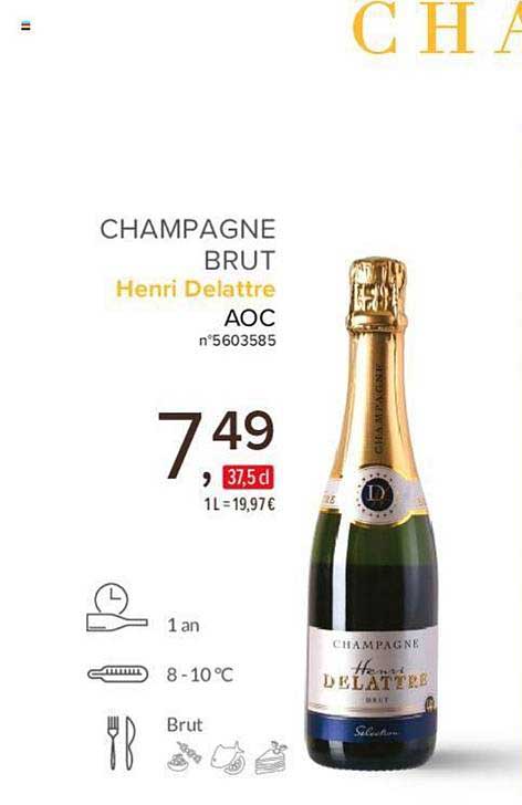Champagne Brut Henri Delattre