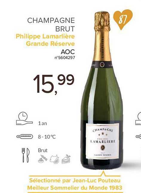 champagne brut philippe lamarlière