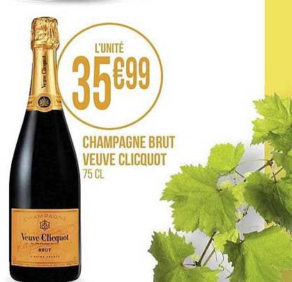 champagne brut veuve  clicquot