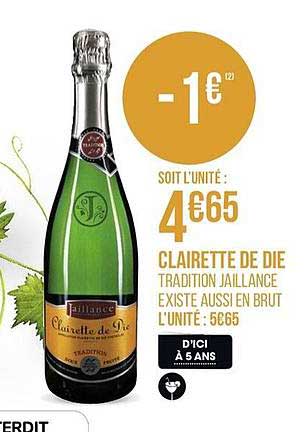 clairette de die tradition jaillance