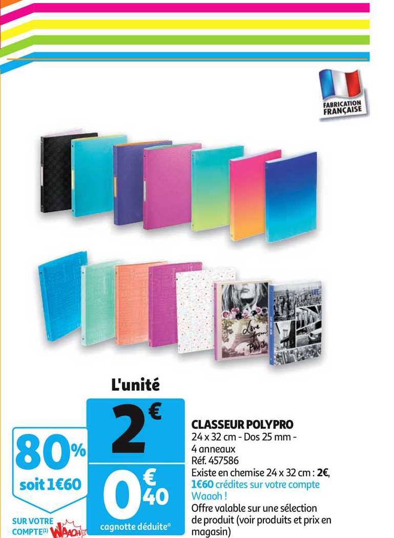 Classeur Polypro