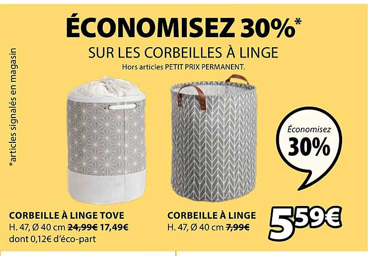 corbeille à linge tove corbeille à linge
