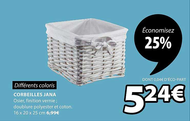 corbeilles jana