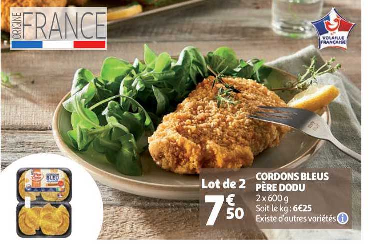 cordons bleus père dodu