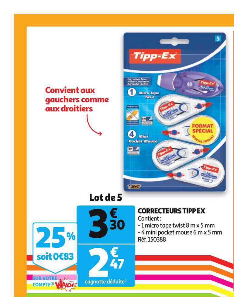 correcteurs tipp ex