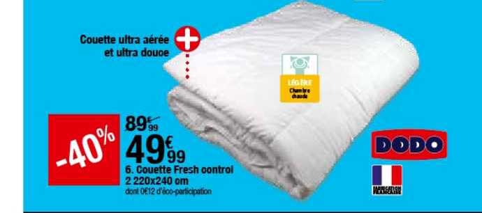 couette fresh control 2 220x240 cm