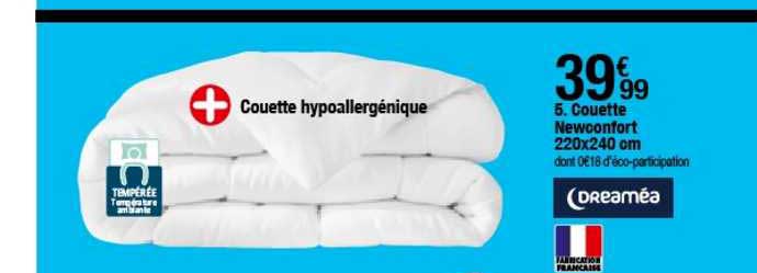 couette newconfort 220x240 cm