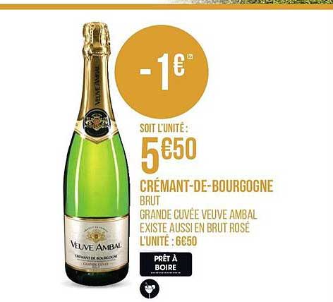 crémant  de bourgogne brut grande cuvée veuve ambal