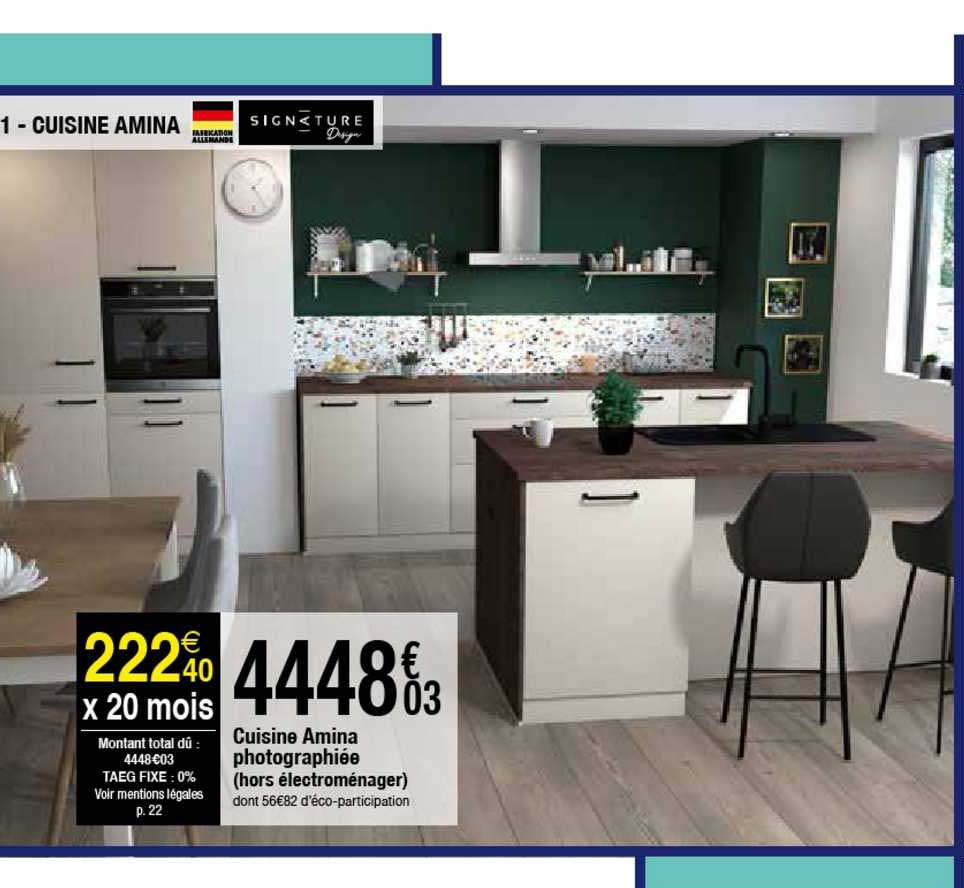 cuisine amina photographiée