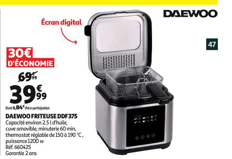 Daewoo Friteuse Ddf375