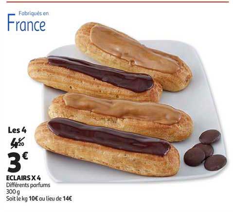 éclairs X 4