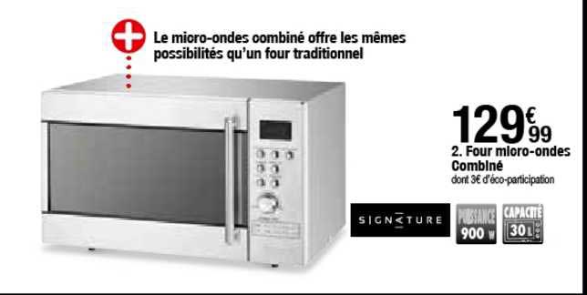 four micro ondes combiné signature