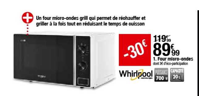 four micro ondes whirlpool