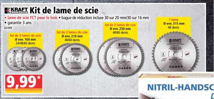 kit de lame de scie kraft werkzeuge