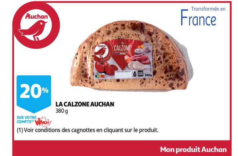 la calzone auchan