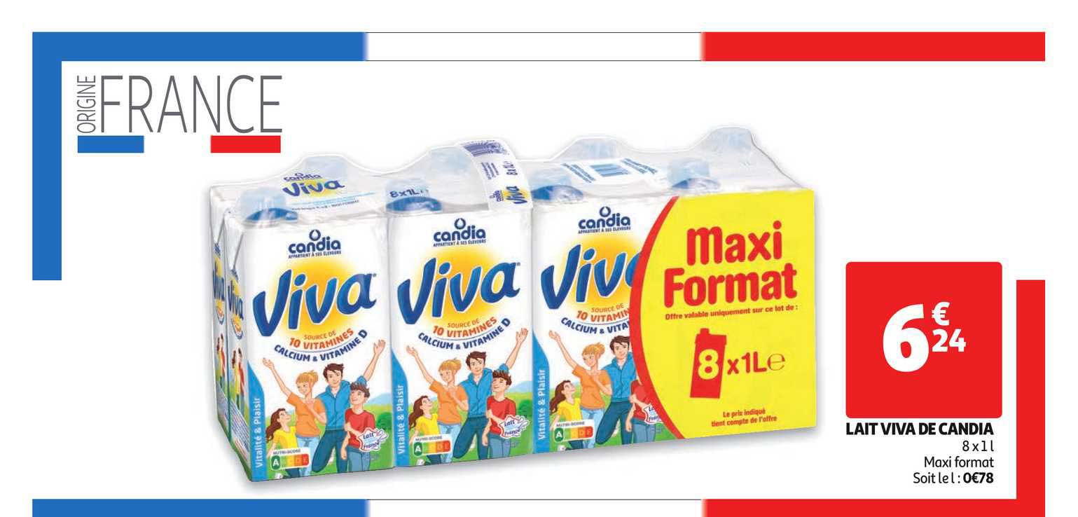 Lait Viva De Candia