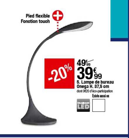 Lampe De Bureau Onega H 37,5 Cm