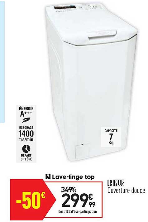 lave linge top